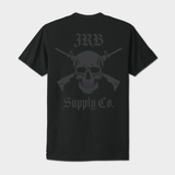stealth skull tee black back