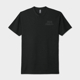 stealth skull tee black front