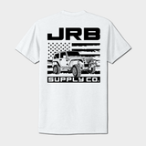 stealth skull tee white back