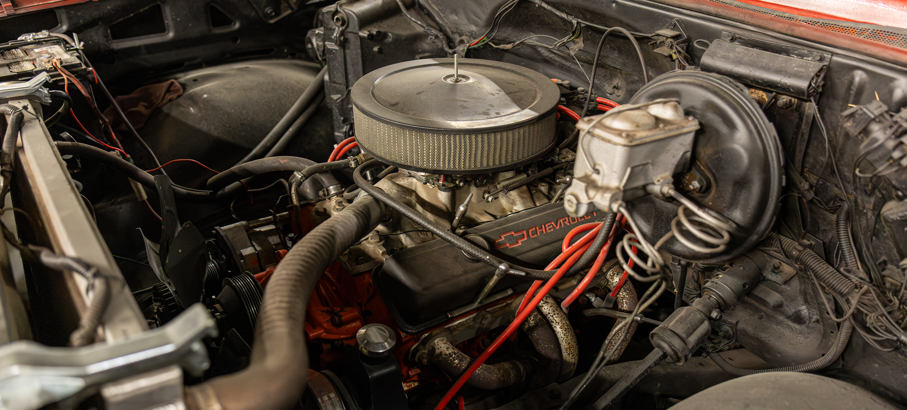 C10 engine bay close-up
