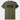 Military green t-shirt with '1776' printed on it and a flag design on the sleeve against a white background.