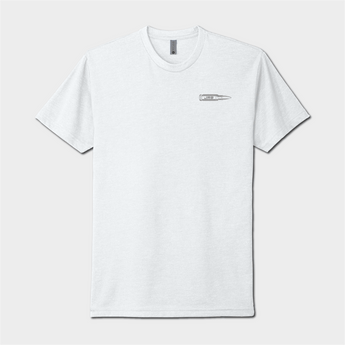 50 Cal tee white / gray