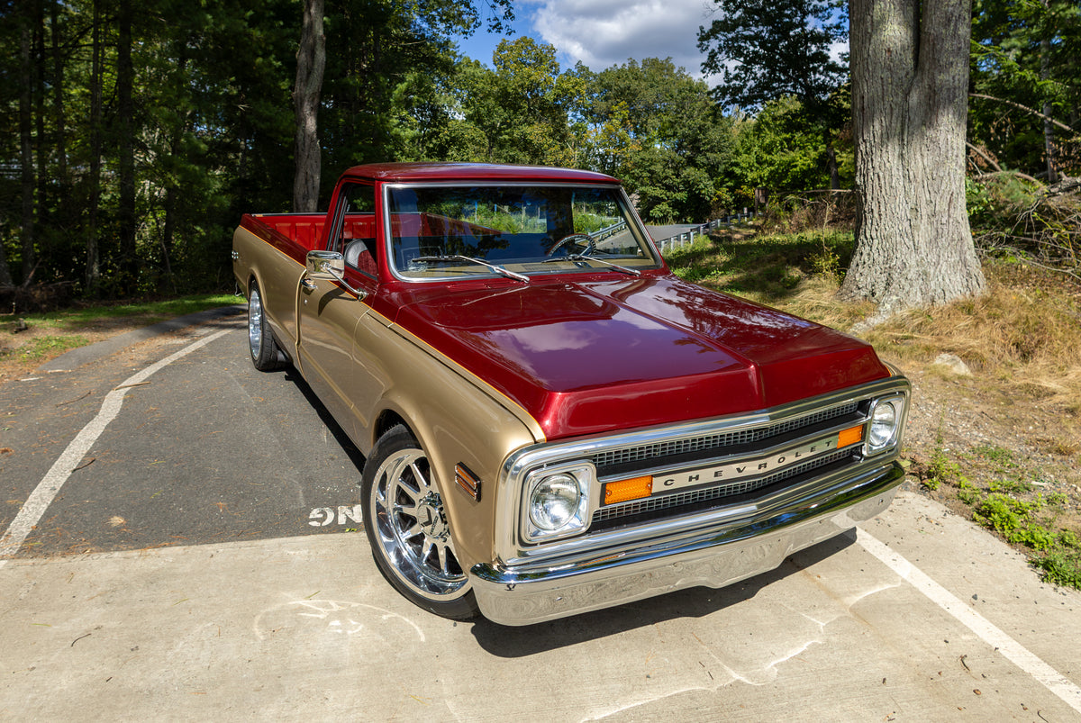 JRB9 1969 Chevrolet C20 restomod pickup truck exterior