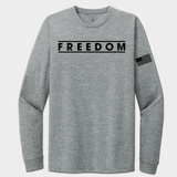 gray America freedom long sleeve shirt