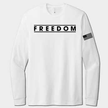 white America freedom long sleeve shirt