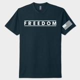 blue America freedom t-shirt