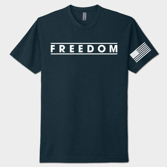 blue America freedom t-shirt