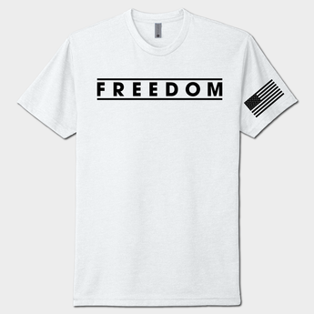 white America freedom t-shirt