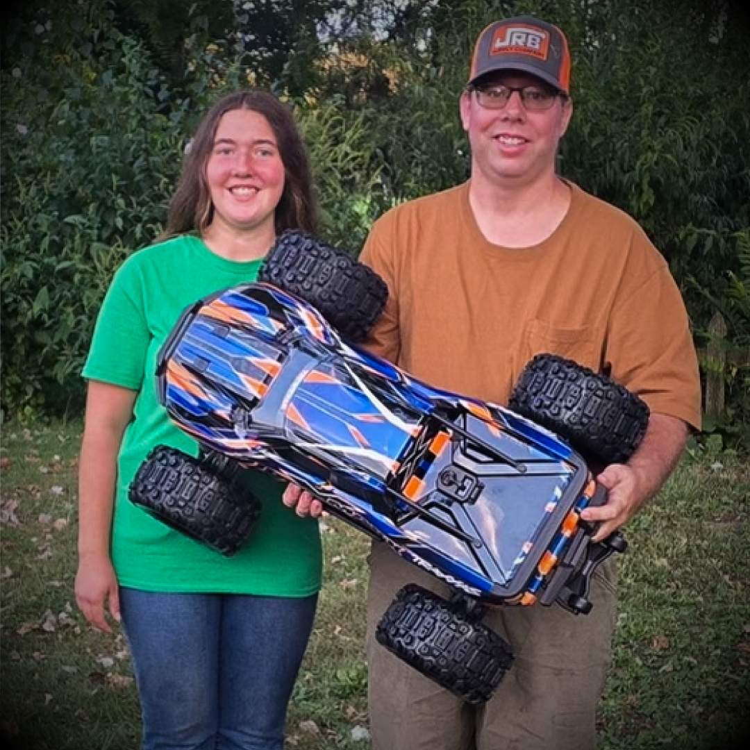 bg7 traxxas RC truck winner