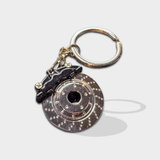 Black Brake caliper and rotor key chains
