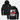 Black Built Different C10 hoodie front and back