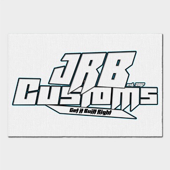 jrb performance & customs logo canvas