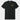 Black t-shirt with a gold logo