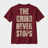 Garnet Grind Never Stops tee back