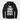 back black hoodie with The Grind Never Stops graphic text