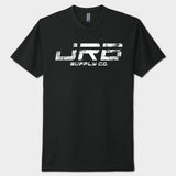 Black t-shirt with white text 'JRB Supply Co.'