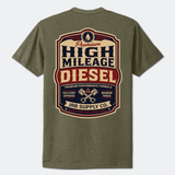 High-Mileage-Diesel-Tee-Military-Green-Back