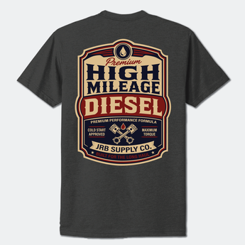High-Mileage-Diesel-Tee-gray-Back