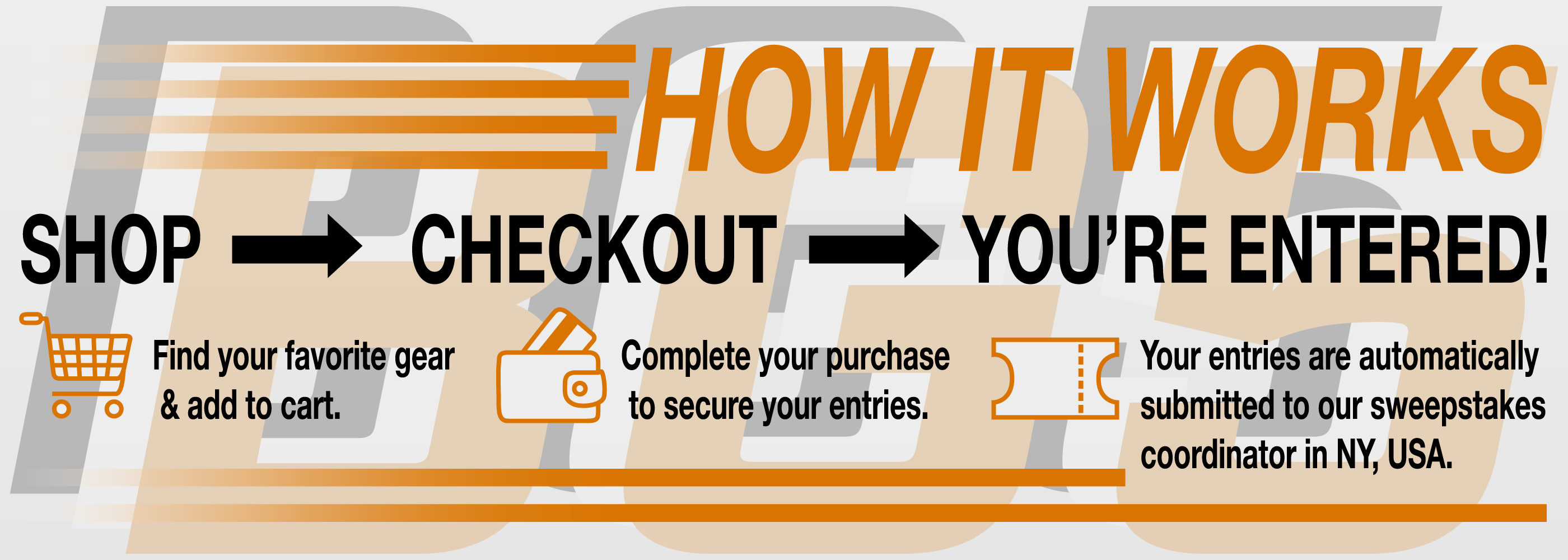 How our giveaway works