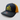 JRB7 Black and yellow hat with yellow dump truck graphic and JRB Supply co text on white background