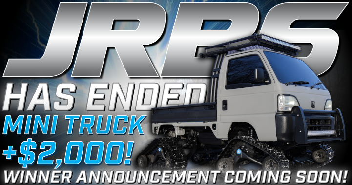 JRB6 giveaway has ended banner