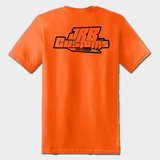 hiviz orange back JRB Customs t-shirt