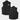 front and back black vest with JRB Customs logo on the chest