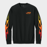 JRB Flames sweatshirt front