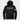 black hoodie with freedom text and american flag graphic