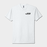 front white tshirt with JRB supply co logo