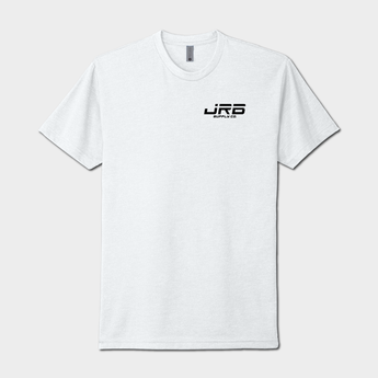 front white tshirt with JRB supply co logo