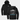 black front and back of JRB Customs hoodie with logos and graphics