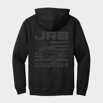 back black JRB Stealth Hoodie