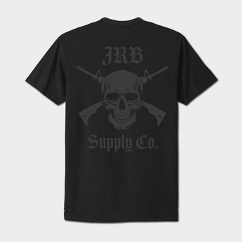 stealth skull tee black back