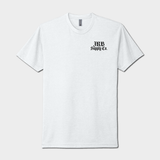stealth skull tee white front
