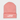 pink beanie with JRB Supply Co logo