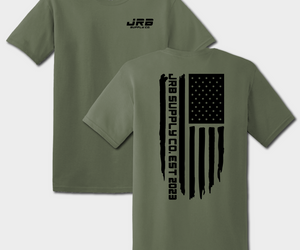 Distressed Tee Military