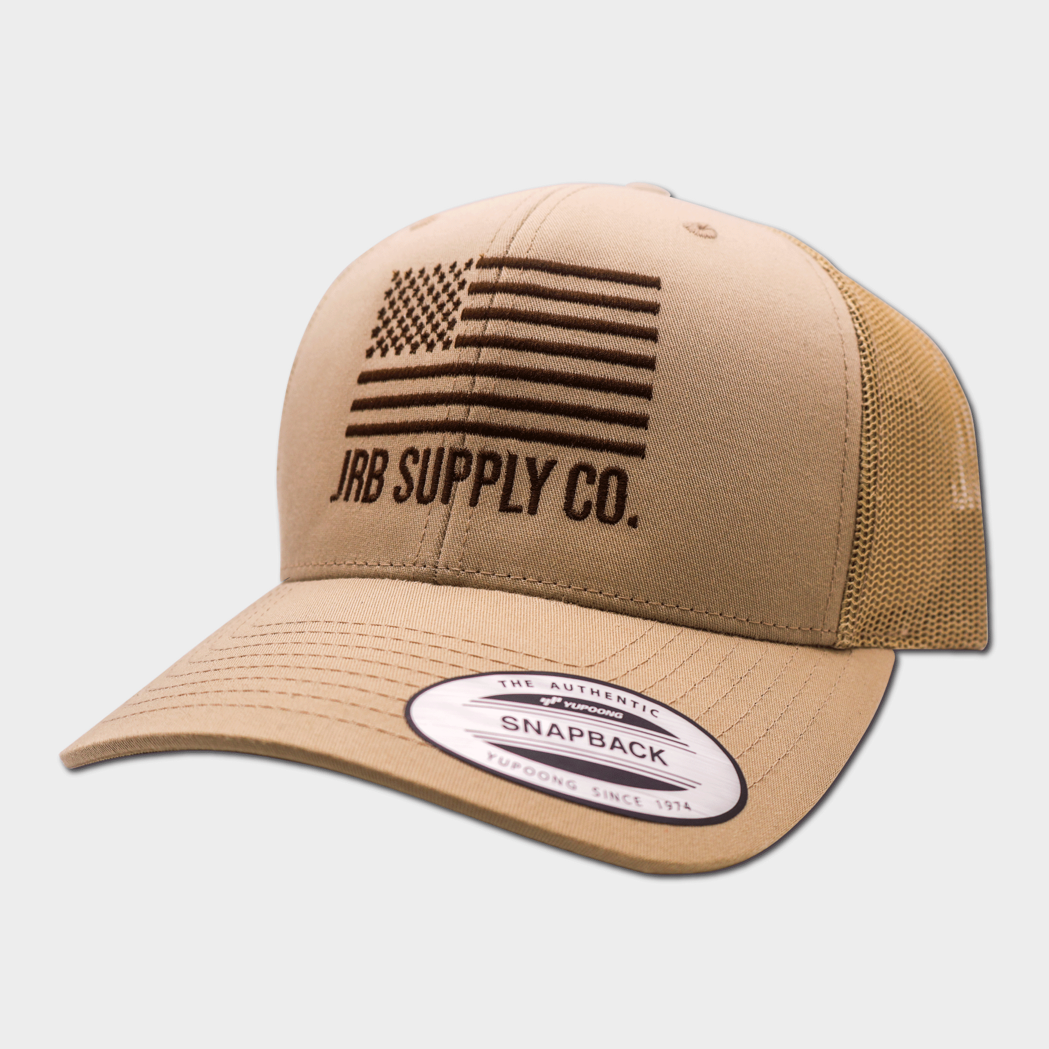 Khaki Pfg Snapback Khaki Trucker Hat – JRB Supply Co