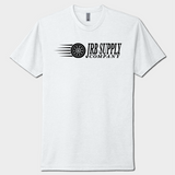 jrb supply co motion tshirt white with black logo