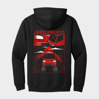 JRB5 Mini truck hoodie back