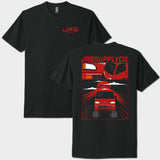 JRB5 mini truck tee front and back