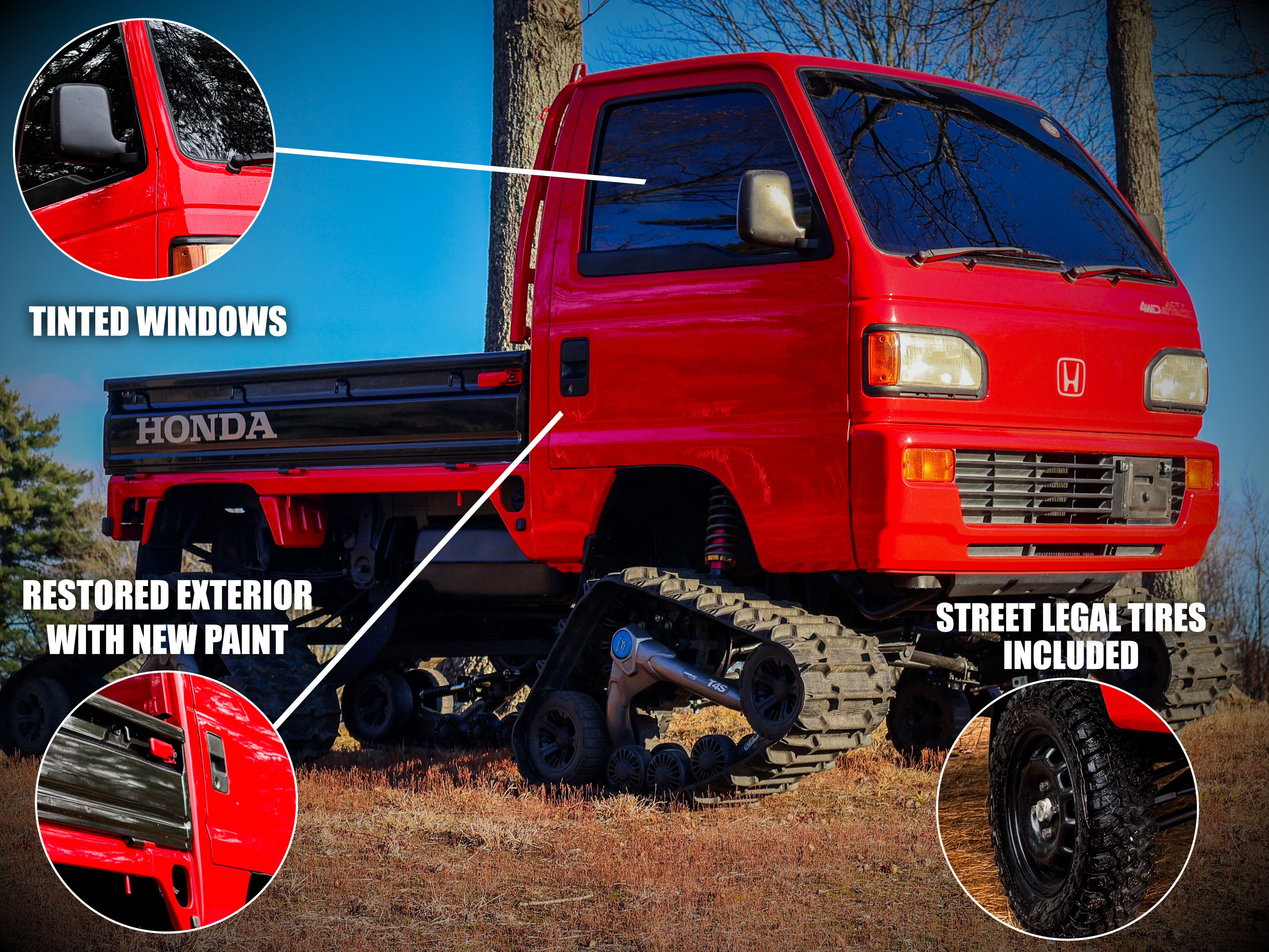 Tint and paint of Honda ACTY mini truck JRB5 giveaway