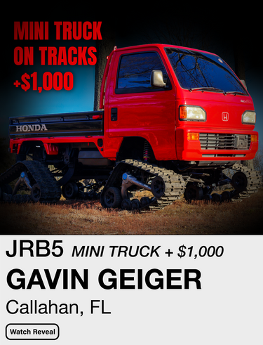 JRB5 Winner banner reveal