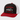 Black red white Squarebody trucker hat