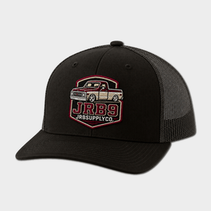 Black JRB9 C20 truck snapback hat