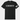 Black t-shirt with 'LIBERTY' text and American flag sleeve on a white background