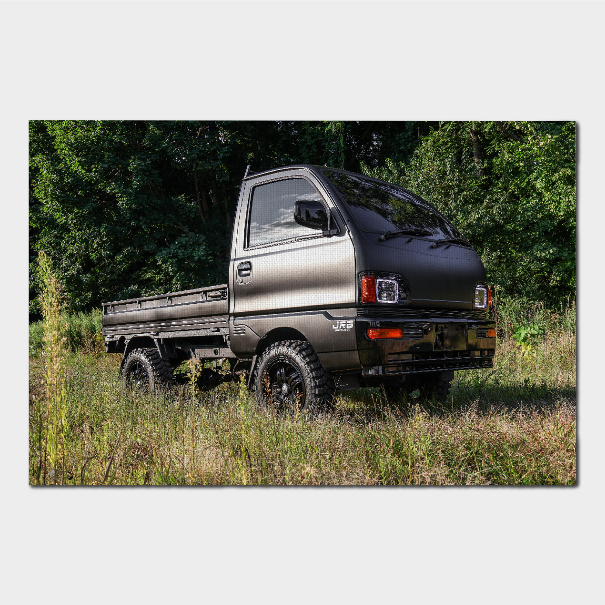 front angled view JRB2 mini truck canvas