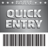 boost quick entry for giveaways