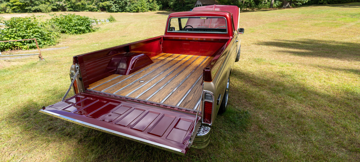 JRB9 1969 Chevrolet C20 restomod pickup truck promotional image