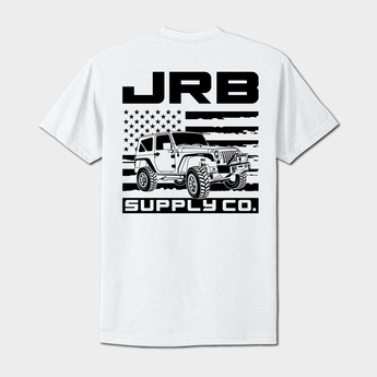 stealth skull tee white back